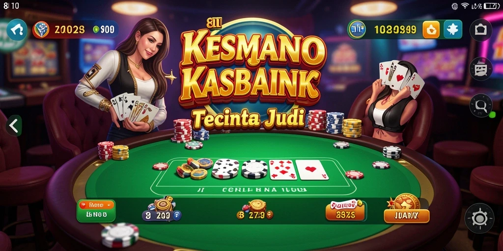 Tampilan gameplay menarik dari aplikasi Kasino 8II.