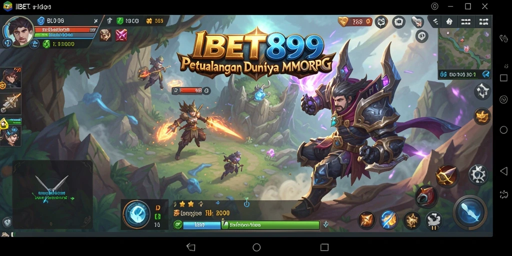 Screenshot IBET899 menampilkan petualangan epik dalam dunia MMORPG.