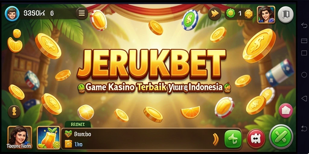 Screenshot gameplay JERUKBET menampilkan keseruan permainan Kasino.