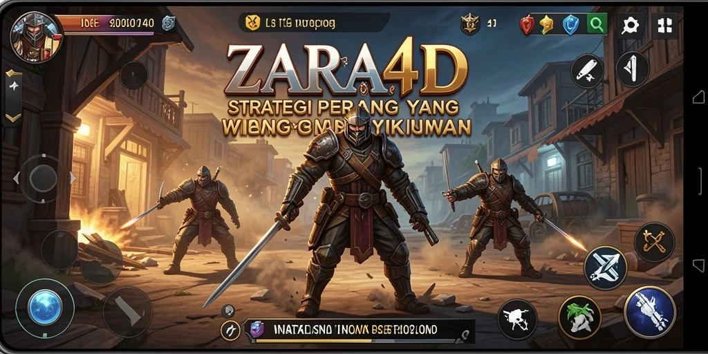 Tampilan mendebarkan dari gameplay strategi ZARA4D.